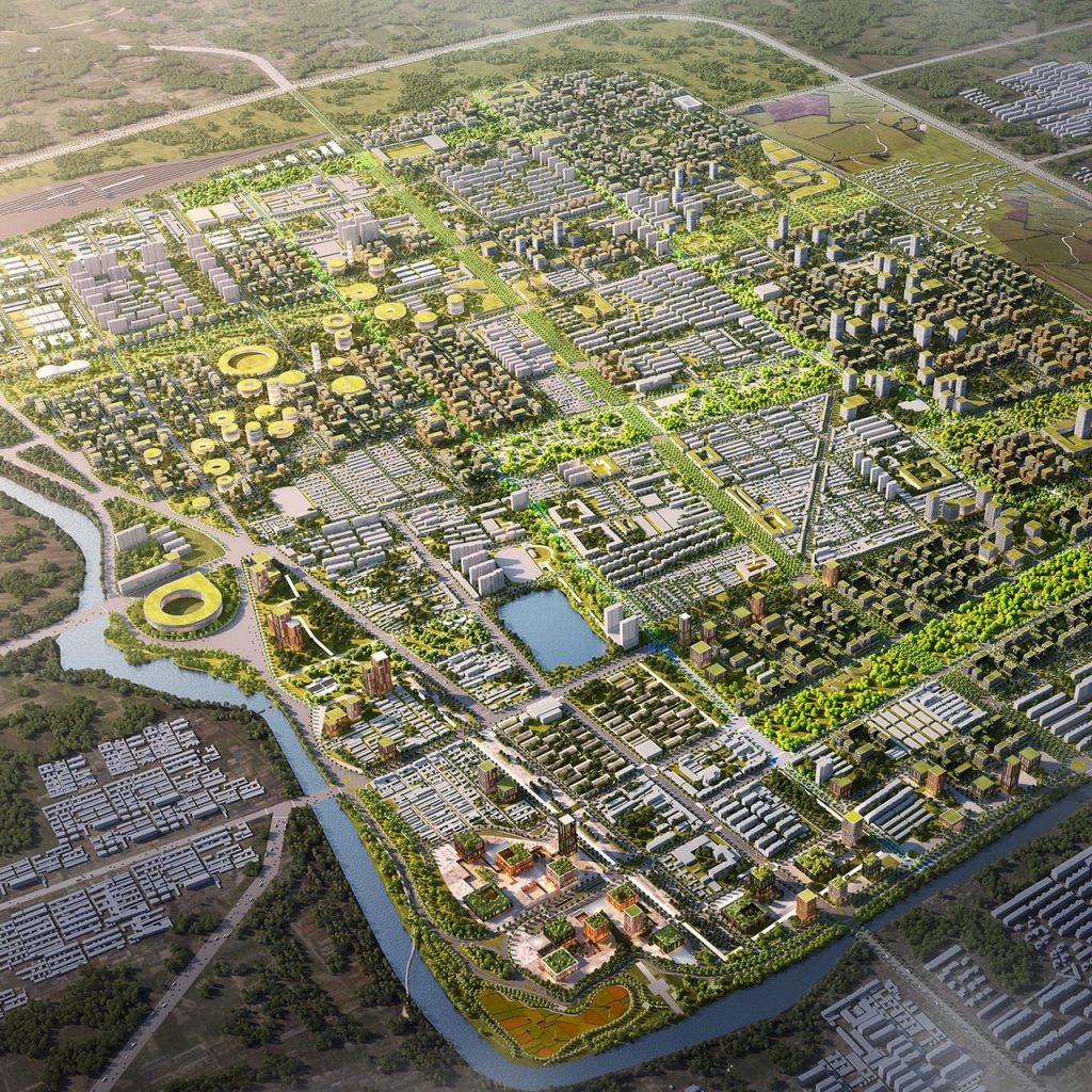 Xiongxian Ciudad de Xiong para 140.000 habitantes. Xiongxian, Hebei, China